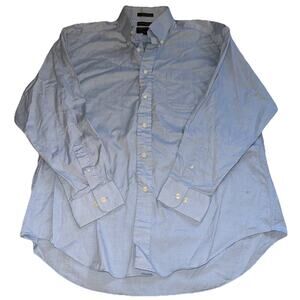 Preowned Alexander Julian Colors Men’s Dress Shirt Blue Size L 100% Cotton